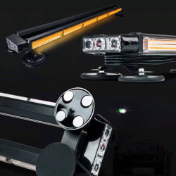 Lampa LED ostrzegawcza na dach auta kogut 111 cm