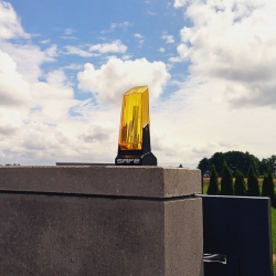 Uniwersalna lampa Safe MAX LED 12-24V, 85~265V DC/AC z Anteną - Żółta