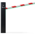 Zestaw - szlaban automatyczny do 3 m (TOR-2) z wbudowanym LED - BLACK