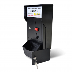 Wrzutomat na monety lub żetony ze stali nierdzewnej WPC-1