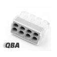 Szybkozłącze kablowe QBA - 8 x wcisk- BIAŁY